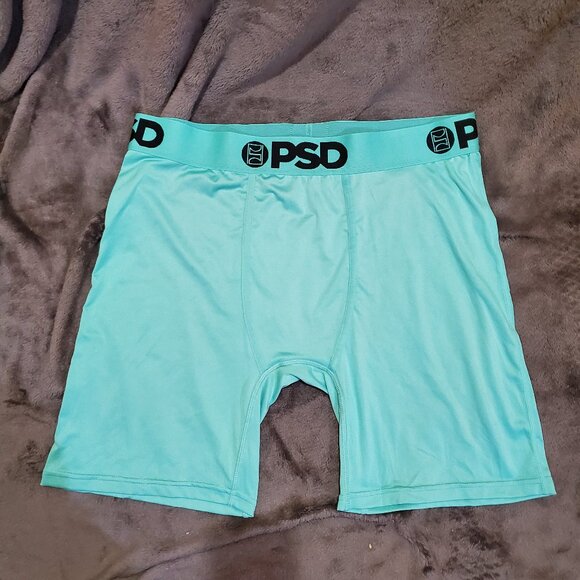 PSD Size XX Large Standard Length Black/Teal Boxer Briefs NWOT - Picture 1 of 4